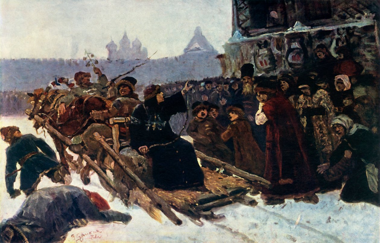 Boyar Morozova en studie, 1881, 1965. av Vasily Surikov
