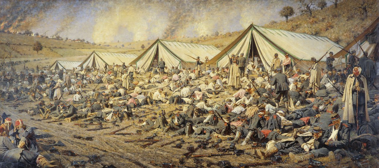 After the attack. Plevna, 1877-1878 av Vasily Vereshchagin