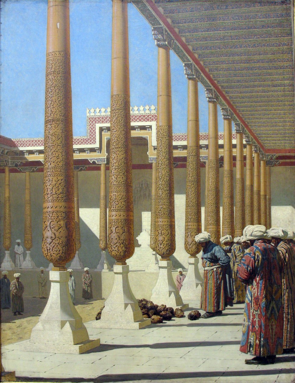 Presentation av troféerna av Vasily Vereshchagin