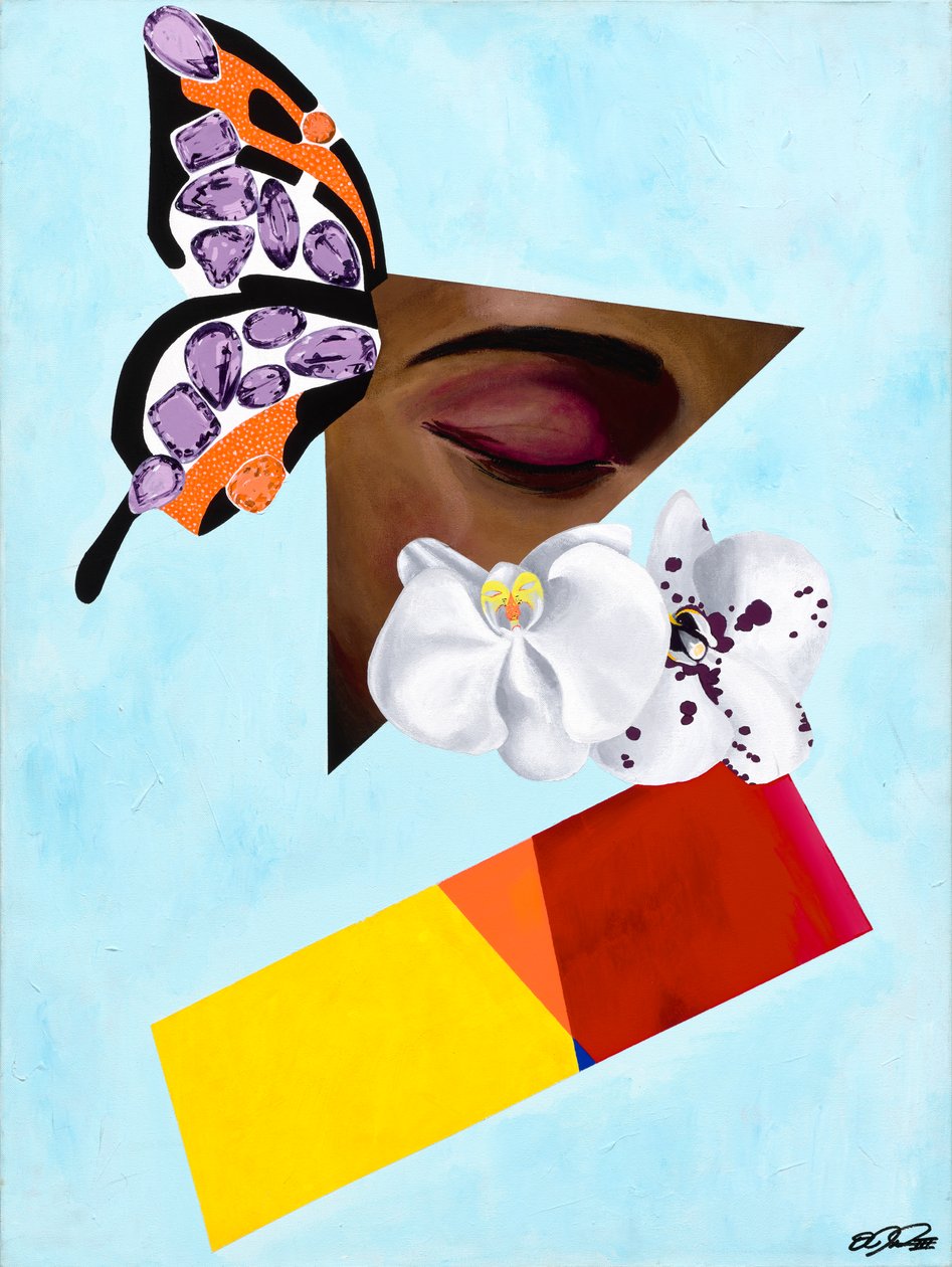 Madam Renaissance, 2014 (Akryl på duk) av Vaskeen Vaskeen