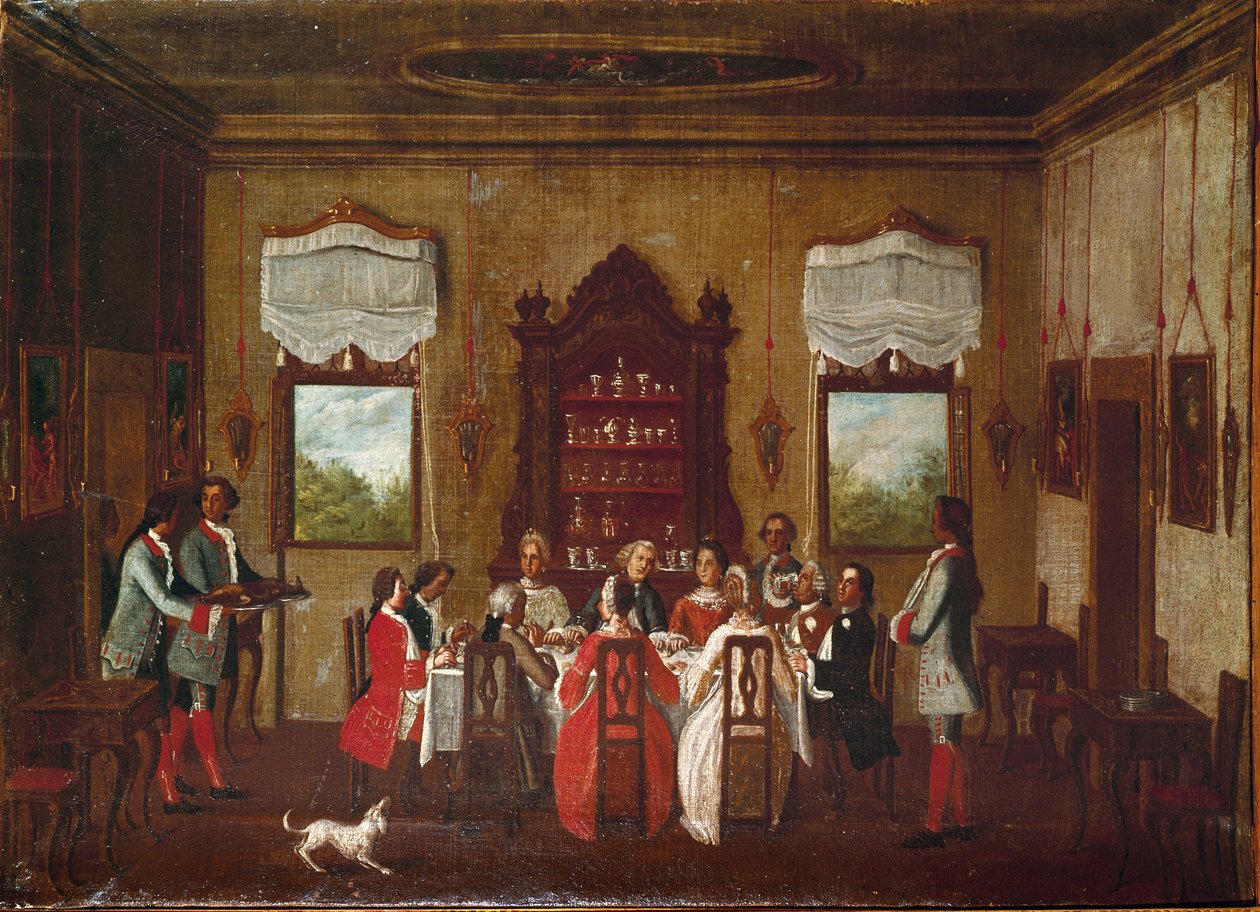 Mottagande av venetiansk adel av Venetian School