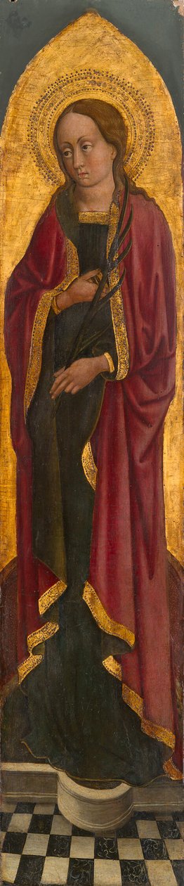 Sankta Giustina av Padua från en augustinisk altartavla av Venetian