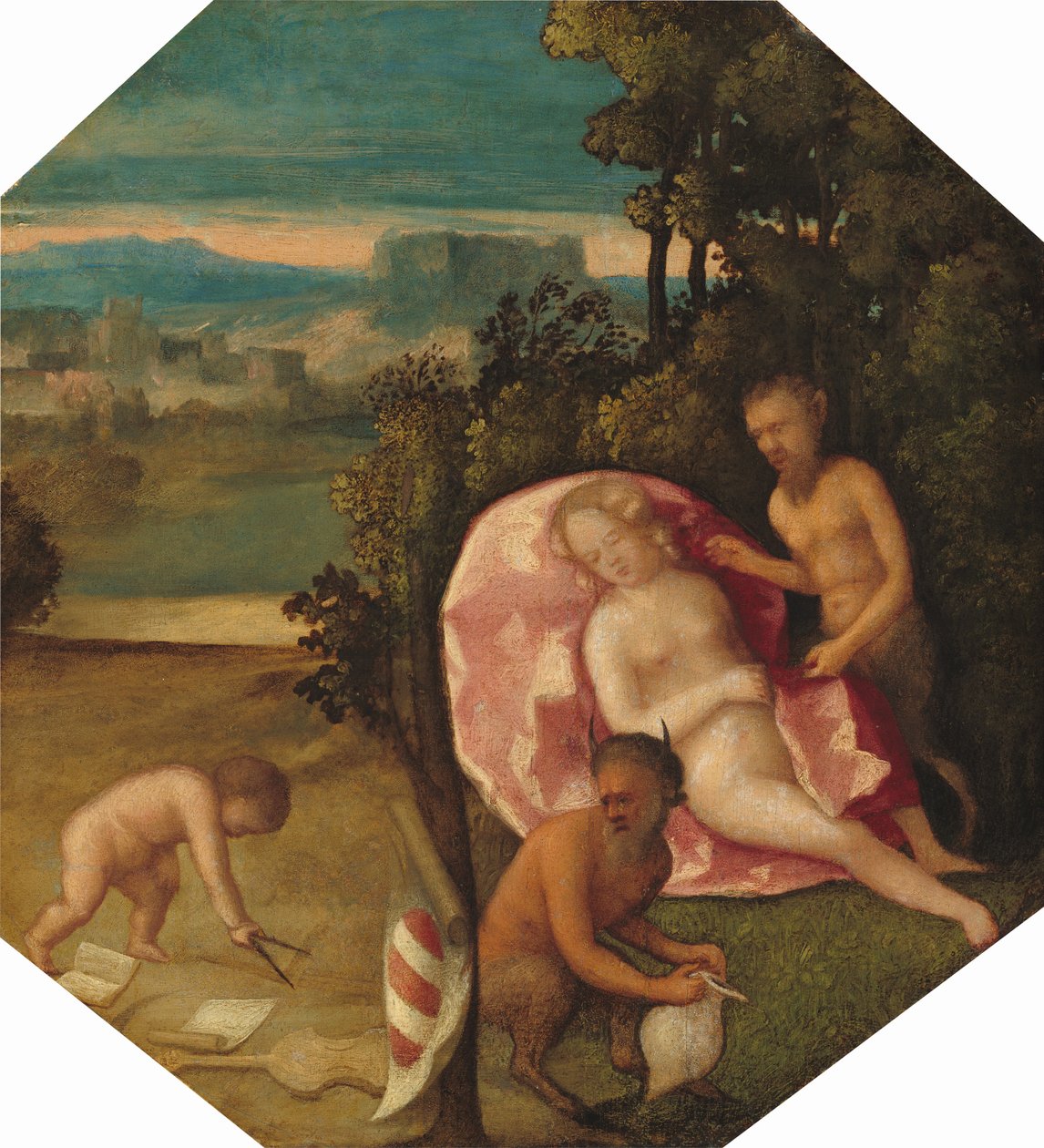 Allegori av Venetian 16th Century