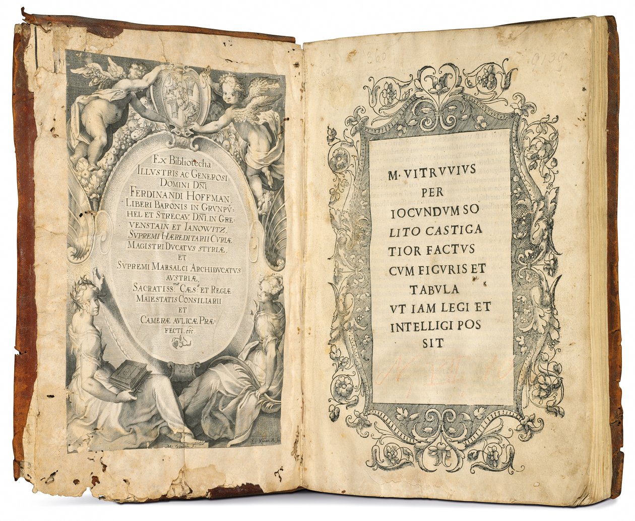 Tio böcker om arkitektur av Marcus Vitruvius Pollio, redigerad av Fra Giovanni Giocondo, 1511 av Venetian School
