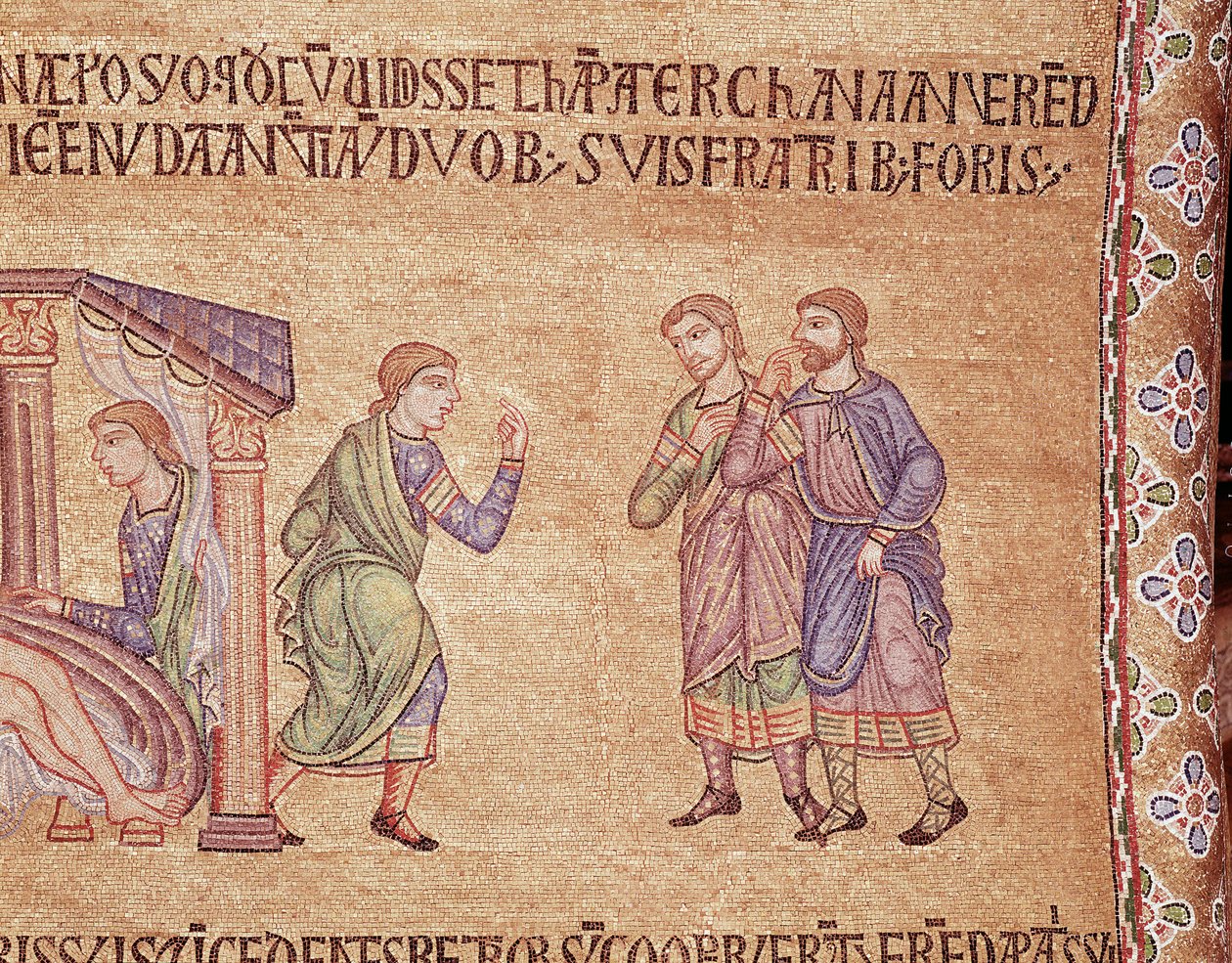Noas liv (mosaikdetalj av Veneto Byzantine School
