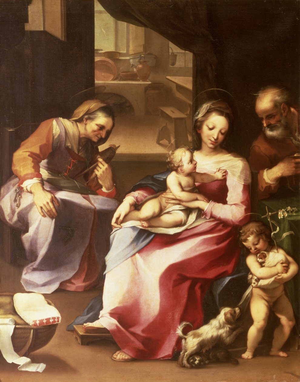 helig familj av Ventura di Arcangelo Salimbeni