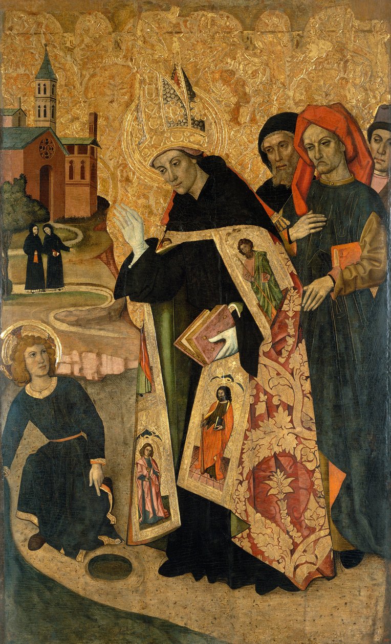 Saint Augustine Meditates on the Trinity when the Child Jesus Appears before him av Vergós Group