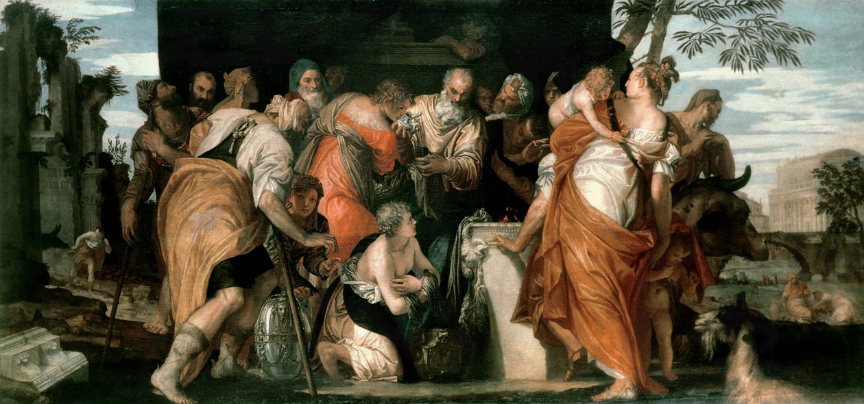 Davids smörjelse, ca 1555 av Paolo Veronese