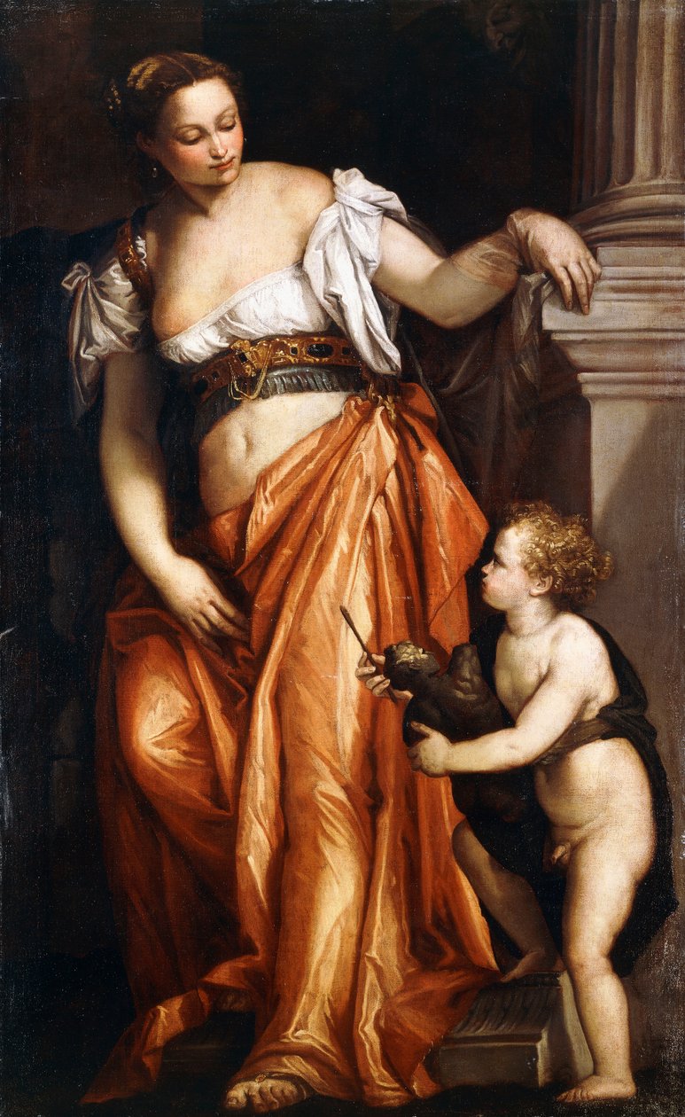 En personifiering av skulptur, c.1557-59 av Veronese