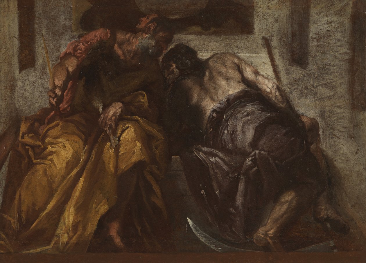 Janus och Saturnus, ca 1730-70 av Veronese