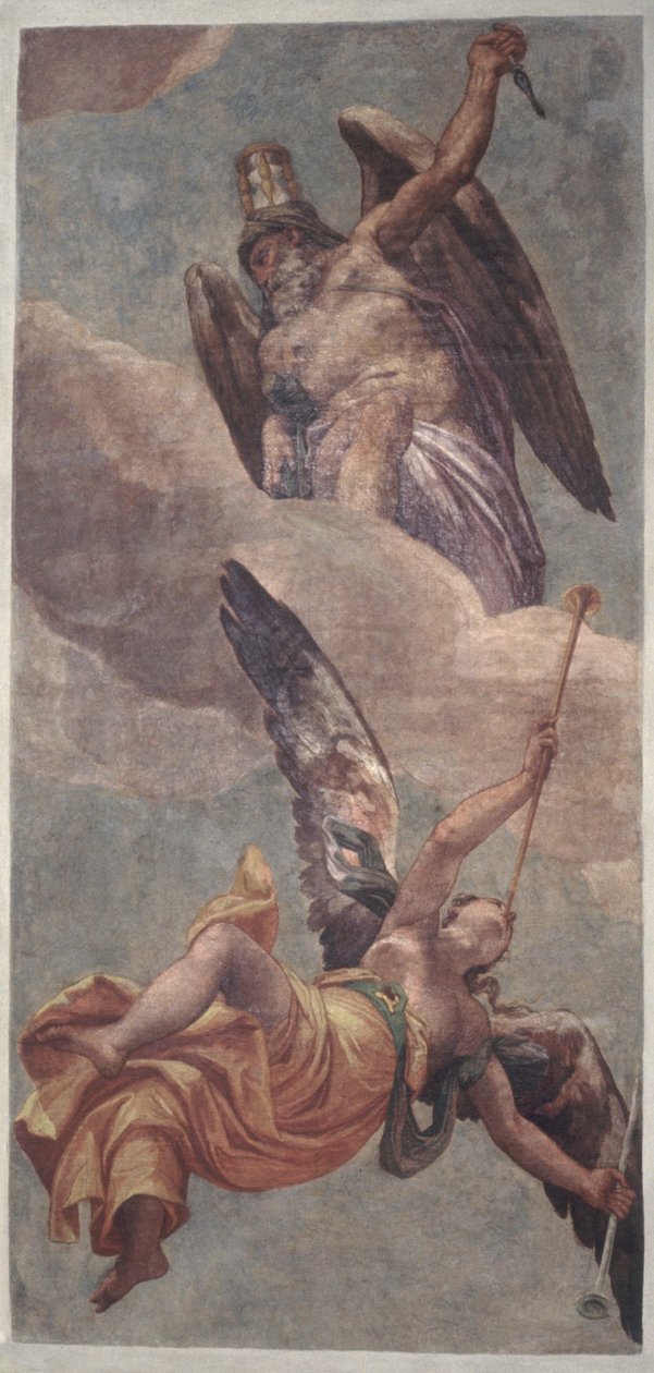 Tid och berömmelse, från sakristian av Veronese