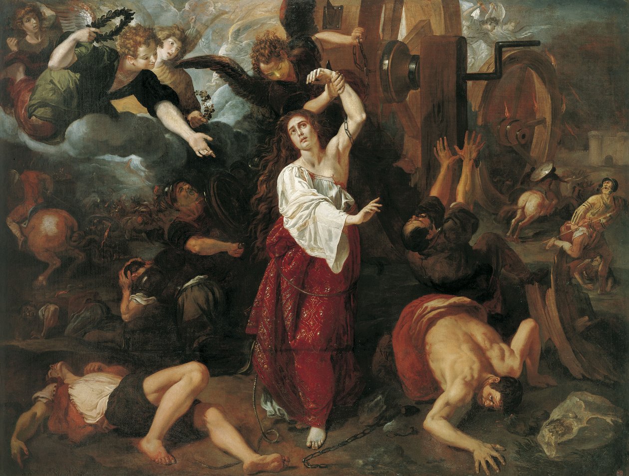 The Martyrdom of St Catherine of Alexandria av Vicent Castelló