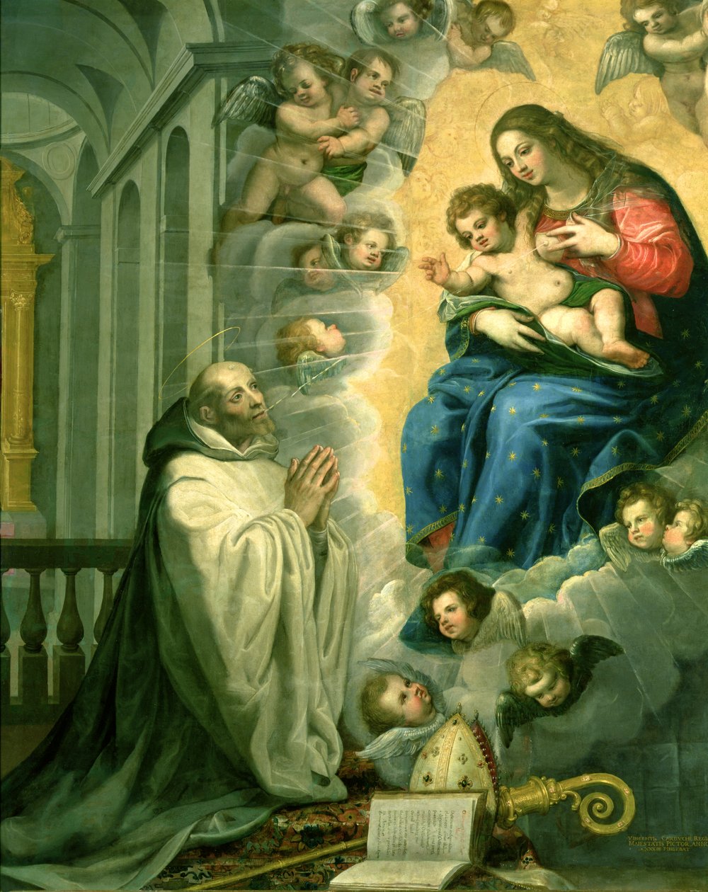 Sankt Bernards syn, 1634 av Vicente Carducho