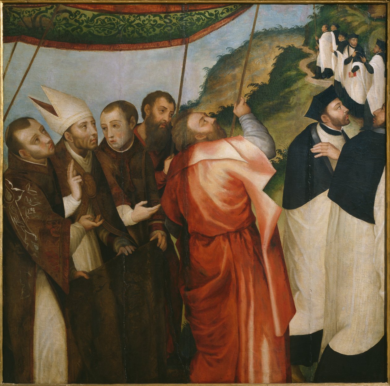 Procession till berget Gargano av Vicente Juan Macip
