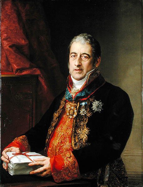Porträtt av Juan Miguel de Grijalba, ca 1825 (olja på duk) av Vicente Lopez y Portana