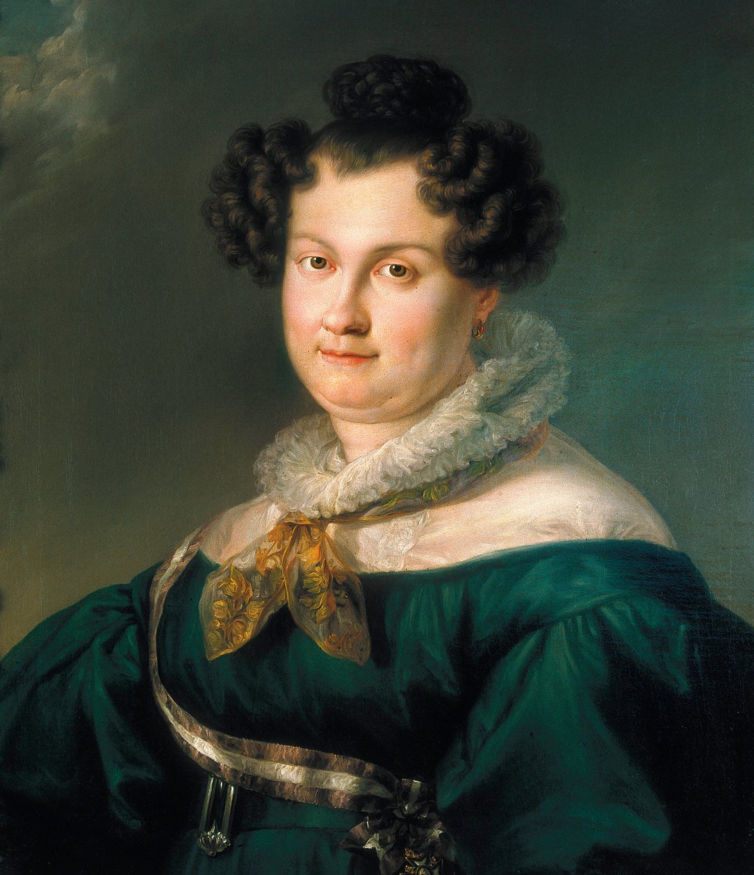 Porträtt av Maria Cristina Ferdinand av Bourbon av Vicente Lopez y Portana