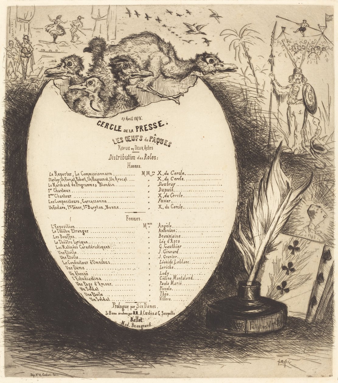 påskägg av Vicomte Ludovic Lepic