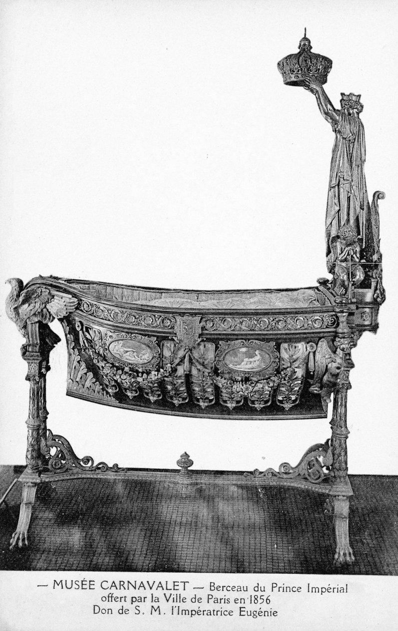Babysäng av Prince Imperial, som gavs av staden Paris till kejsarinnan Eugénie 1856 av Victor Baltard