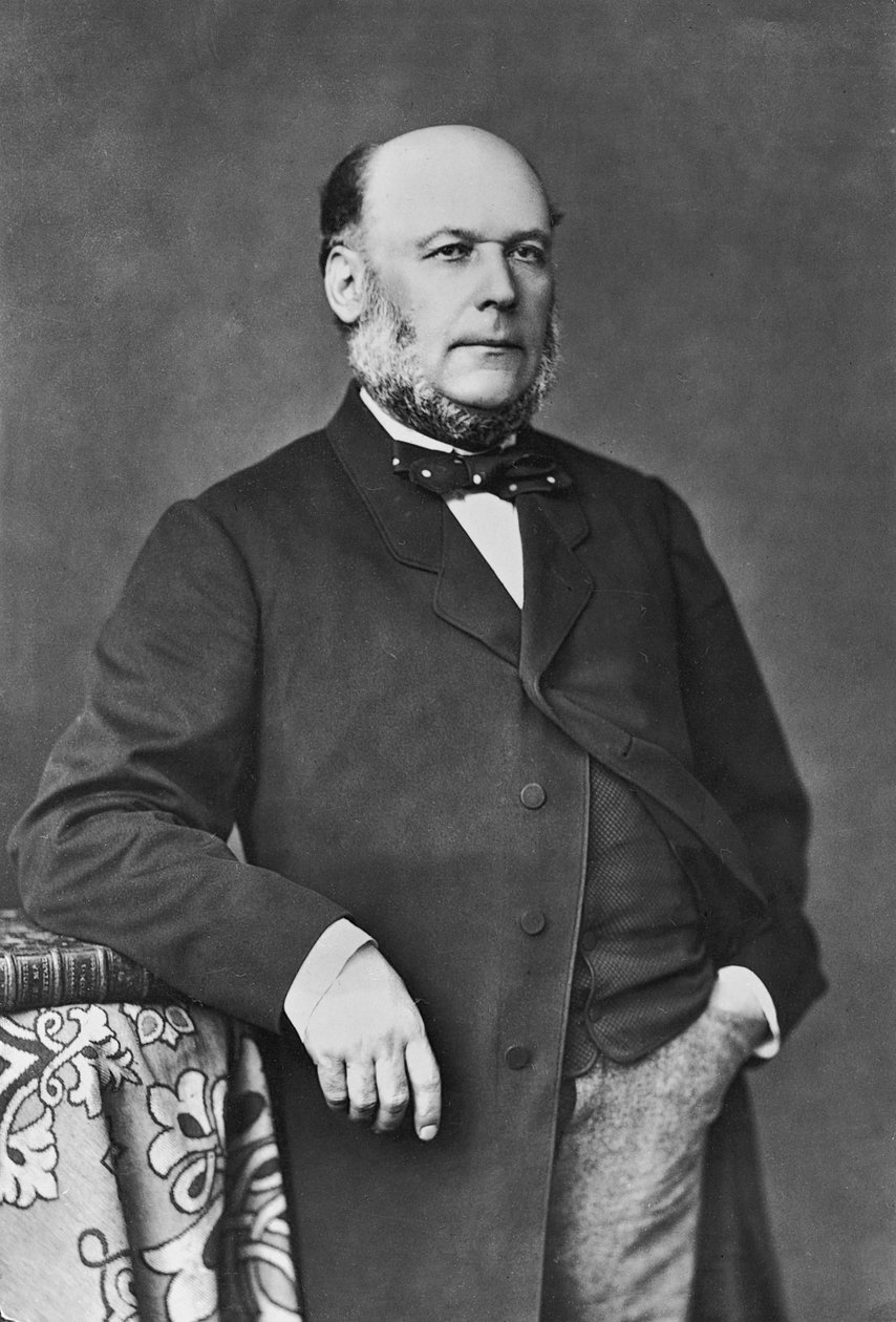 Porträtt av Francois-Judith-Paul Grévy, känd som Jules Grévy, ca 1860 av Victor Franck