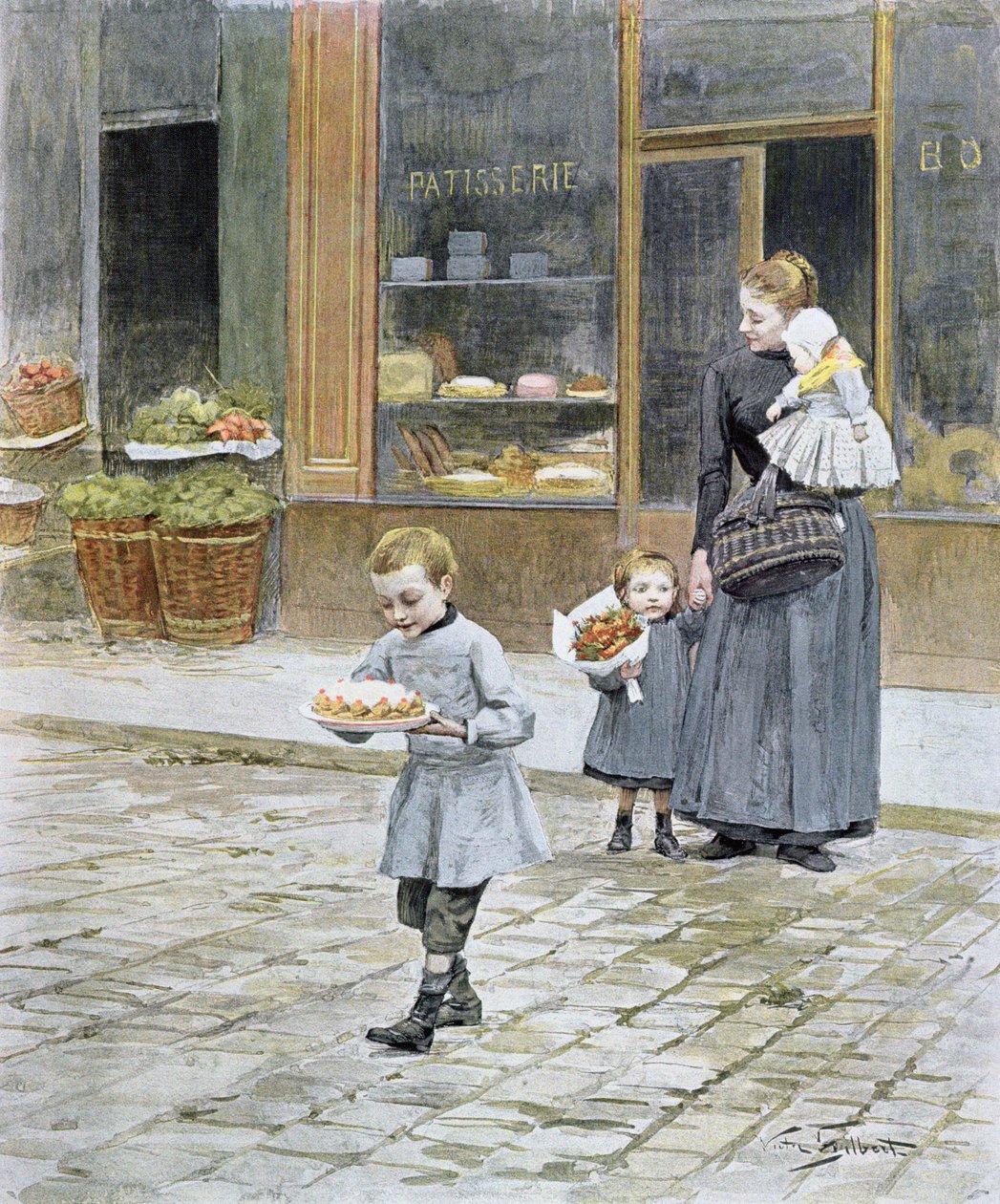 Fars dag, 1891 av Victor Gabriel Gilbert