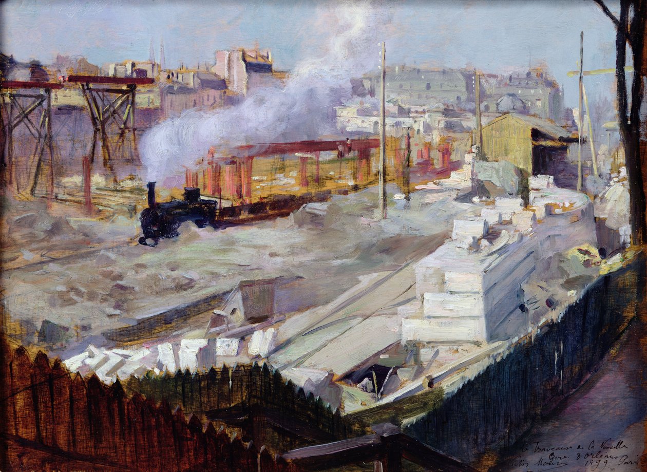 Byggandet av den nya Orleans-stationen, Quai d