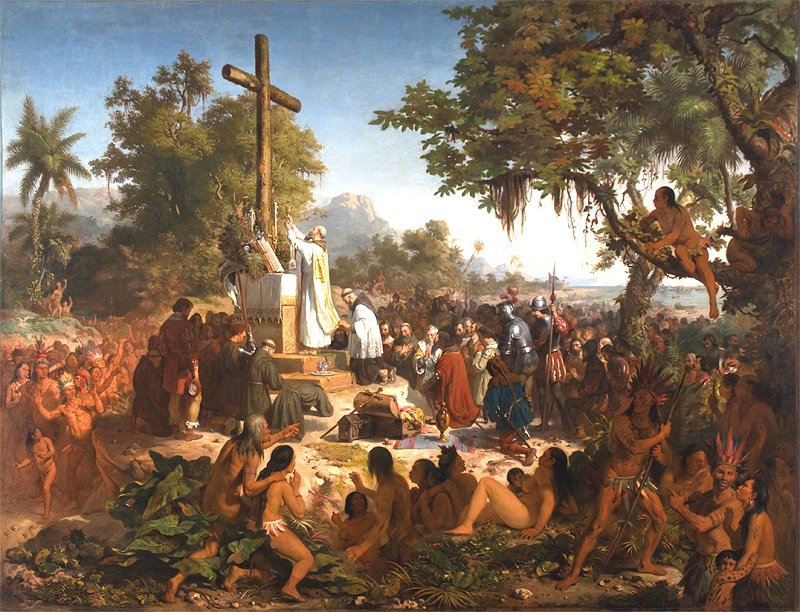 The First Mass in Brazil av Victor Meirelles