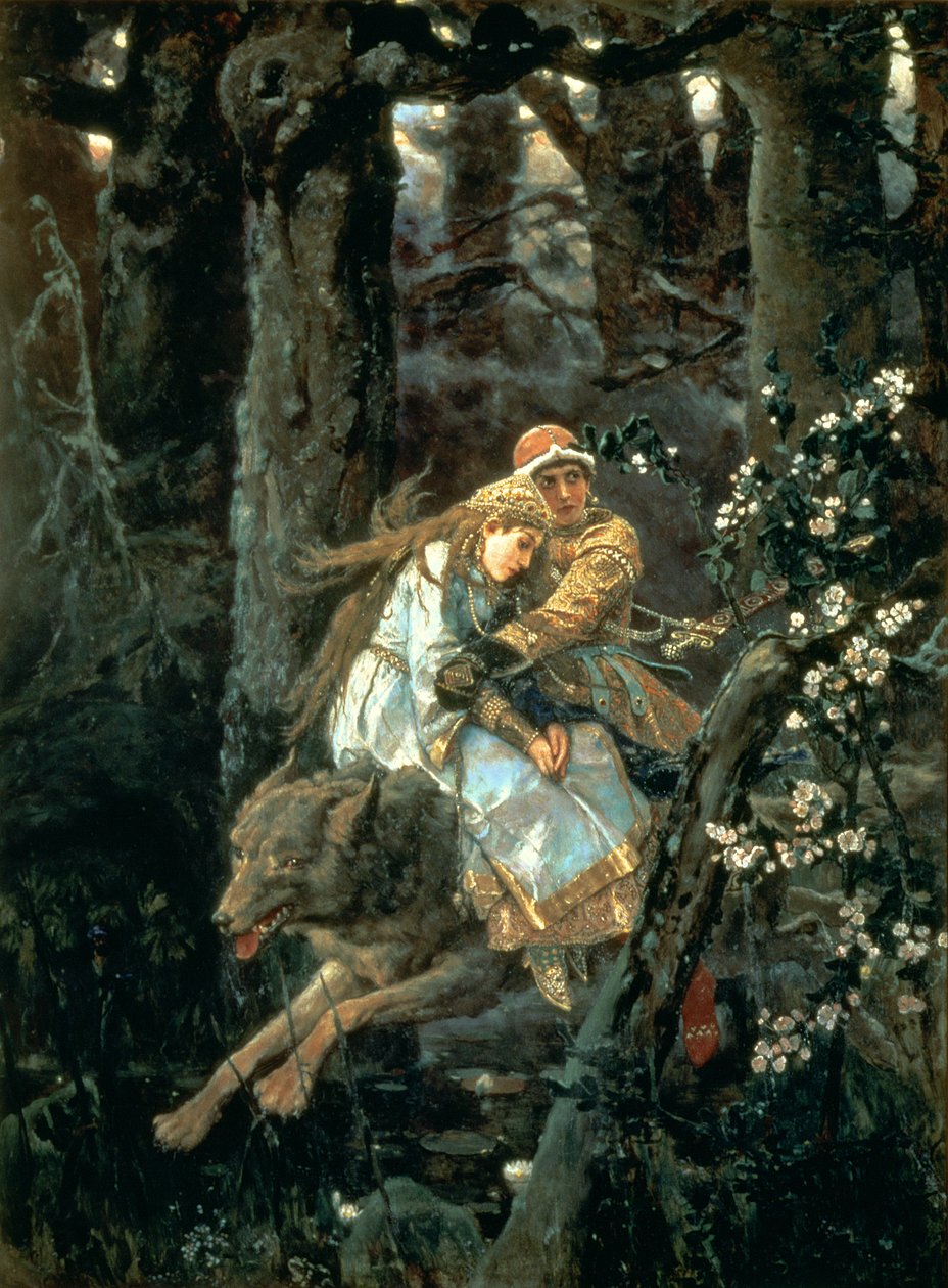 Prins Ivan om den grå vargen, 1889 av Victor Mikhailovich Vasnetsov