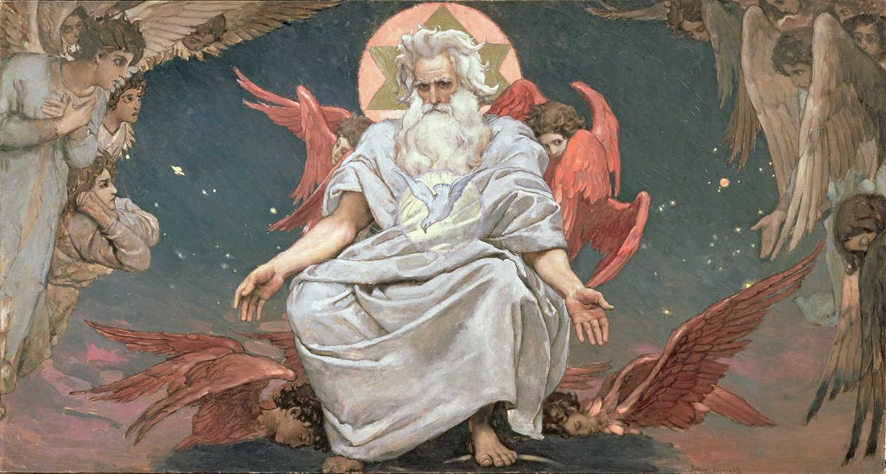 Savaoph, Gud Fadern, 1885-96 av Victor Mikhailovich Vasnetsov