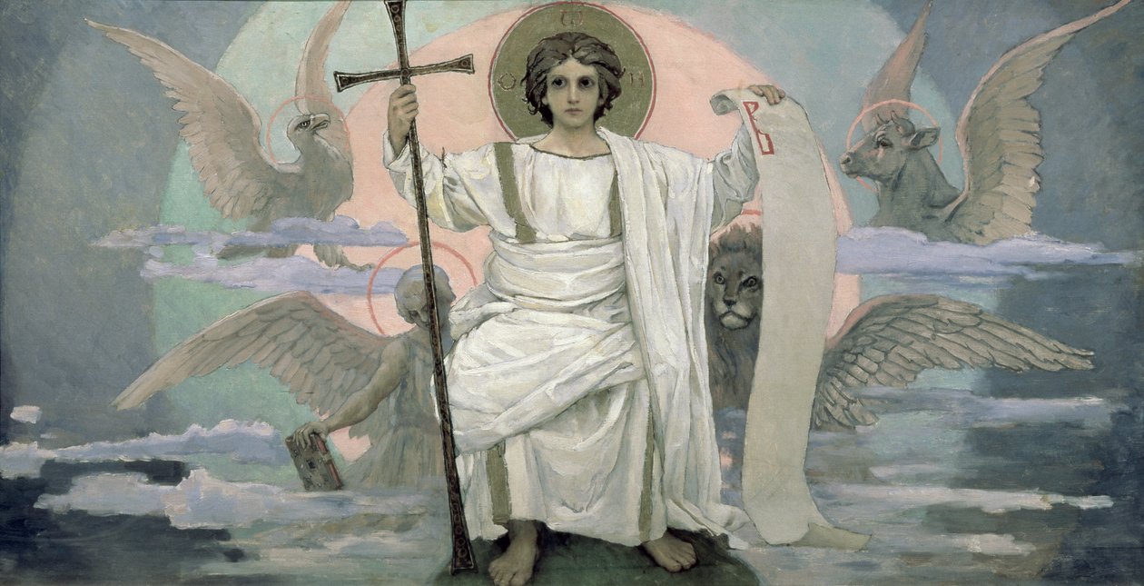 Guds son - Guds ord, 1885-96 av Victor Mikhailovich Vasnetsov