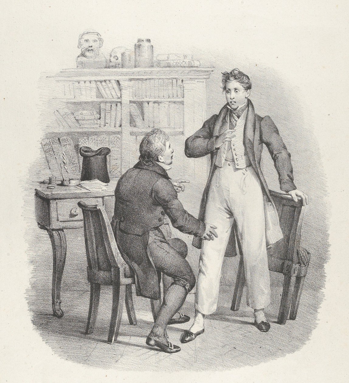 Kille. VIII: Hur doktorn! Vad, doktor, 1824. av Victor Adam