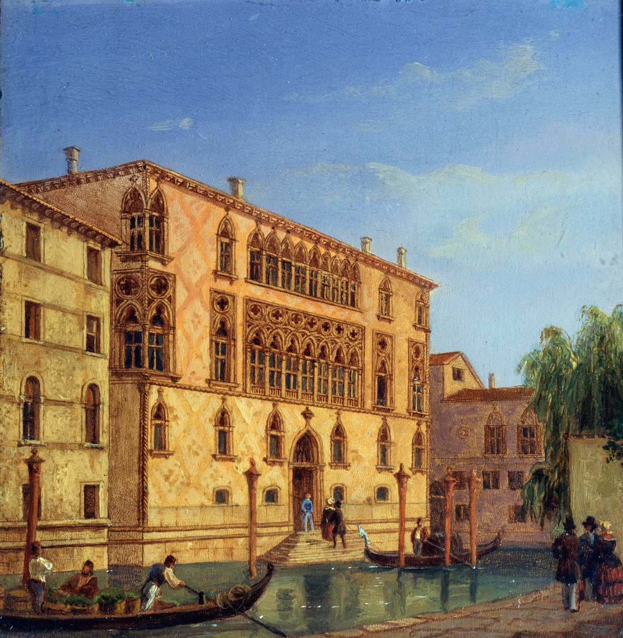 Palazzo Giovanelli, 1800-talet av Victor Adam