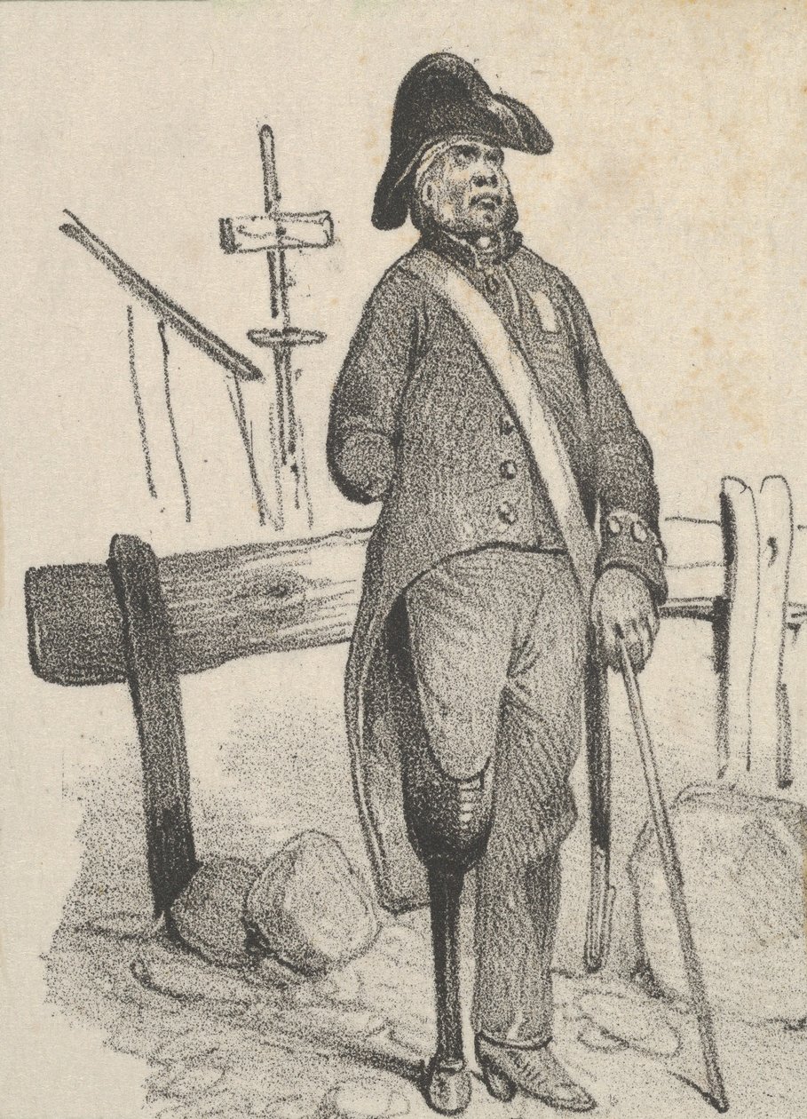 Soldat med stift, mitten av 1800-talet. av Victor Adam