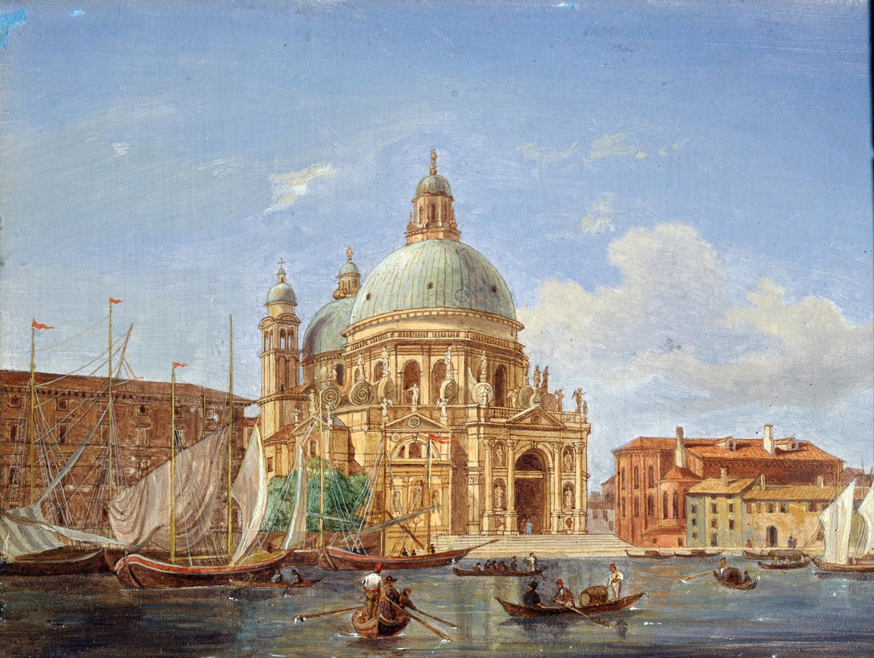 Santa Maria della Salute-kyrkan, 1800-talet av Victor Adam