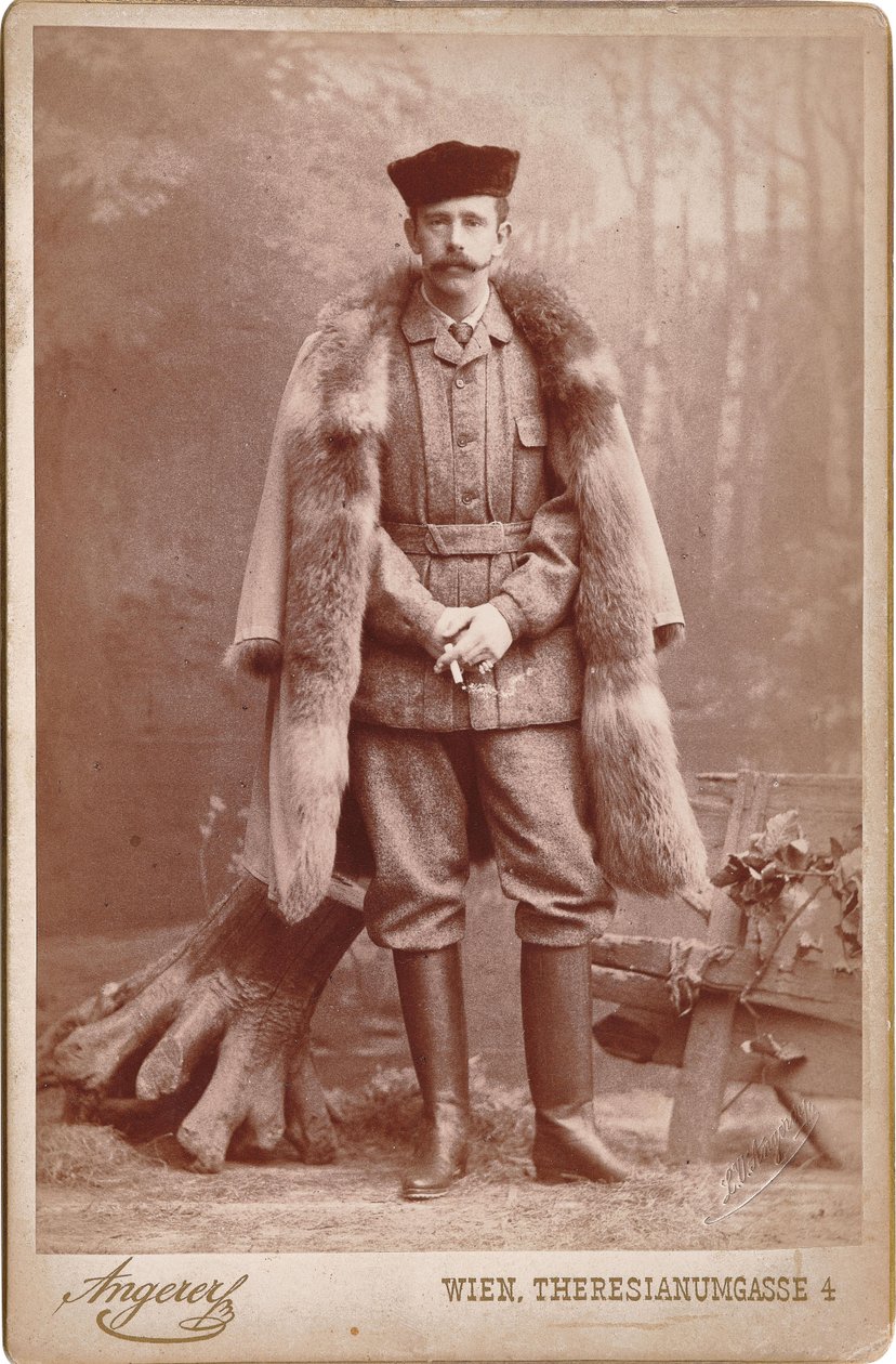 Rudolf, kronprins av Österrike 1858-1889, 1889. av Victor Angerer