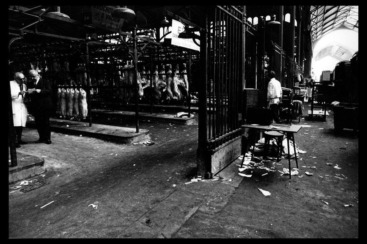 Rivning av den centrala marknaden i Paris, augusti 1971 (s/v foto) av Victor Baltard