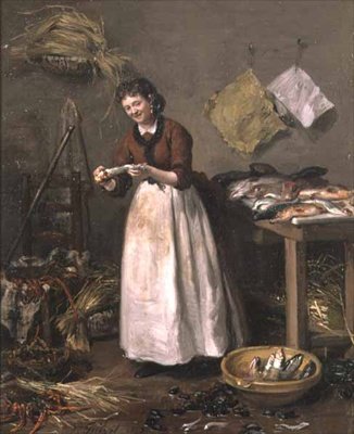 Fiskfrun av Victor Gabriel Gilbert