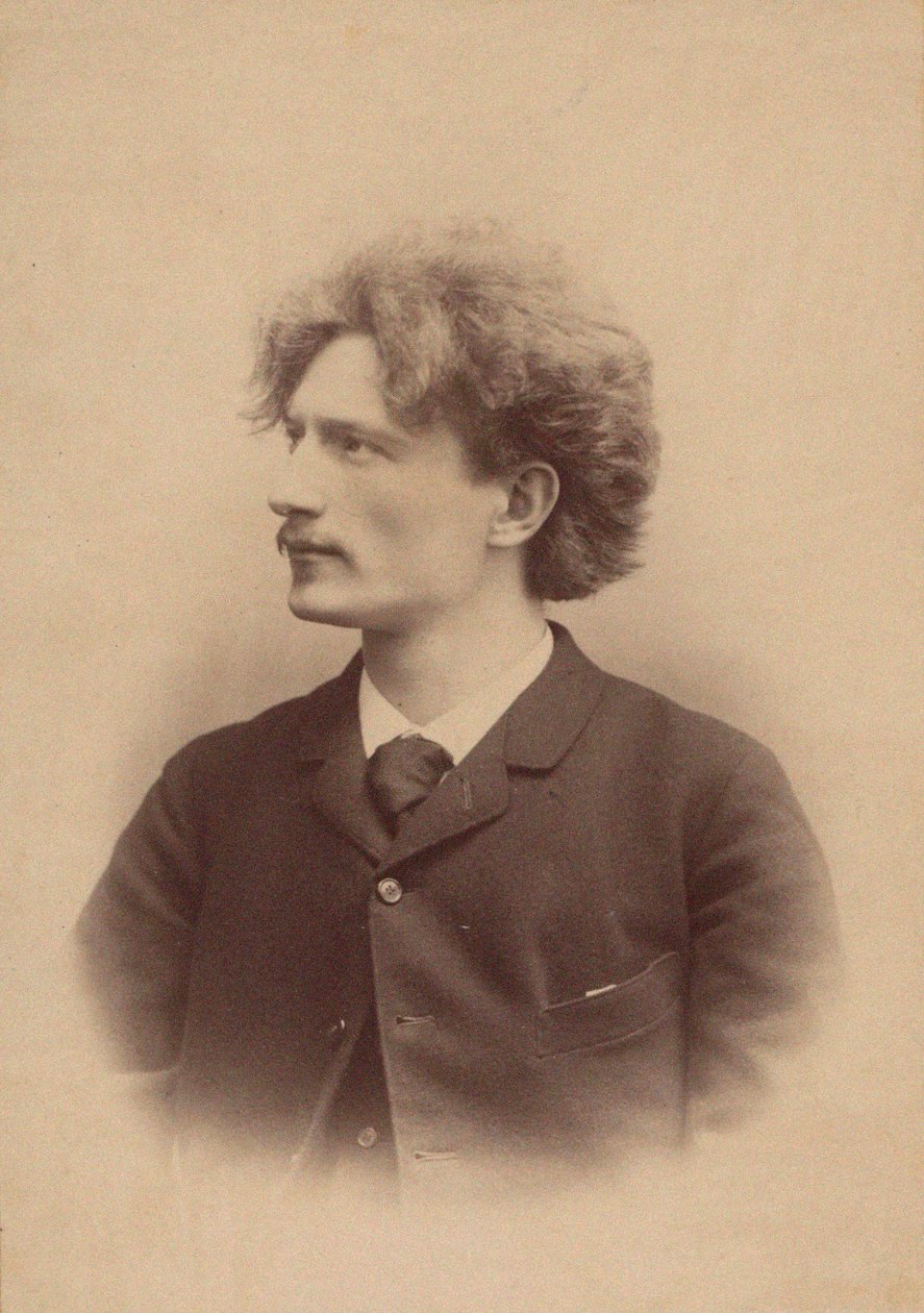 Porträtt av kompositören Ignacy Jan Paderewski 1860-1941, 1889-1890. av Victor Girard