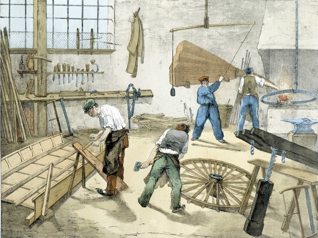 Jansons litho. 1800-talet. av Victor Janson