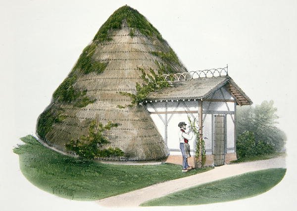 Ishuset i Courbeton, illustration från 