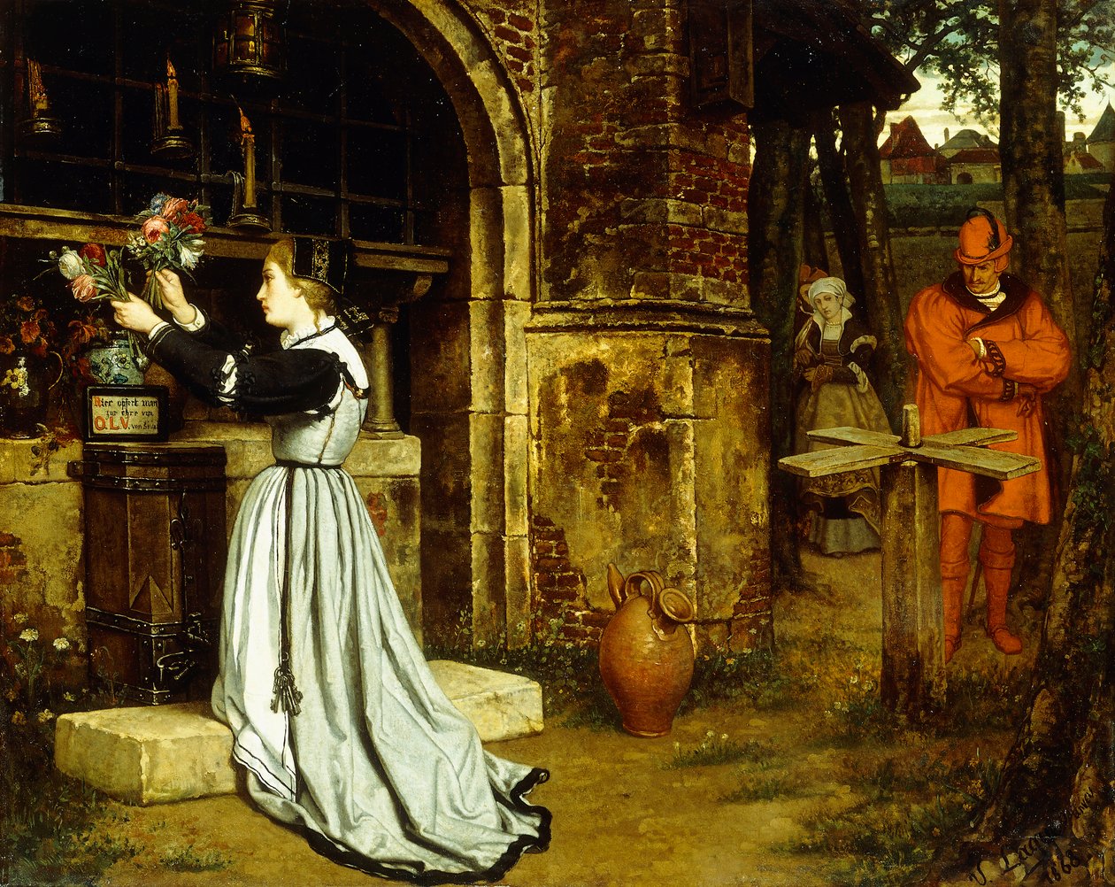 Faust och Marguerite, 1868 av Victor Lagye