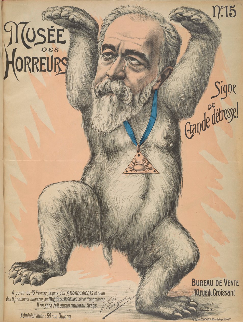 Museum of Horrors Gallery of Horrors: Henri Brisson, 1899. av Victor Lenepveu