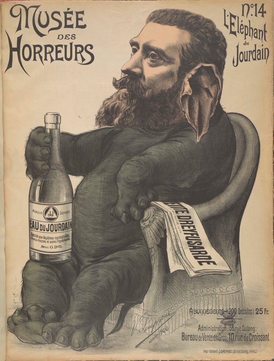 Skräckmuseets skräckgalleri: Jean Léon Jaurès, 1899. av Victor Lenepveu