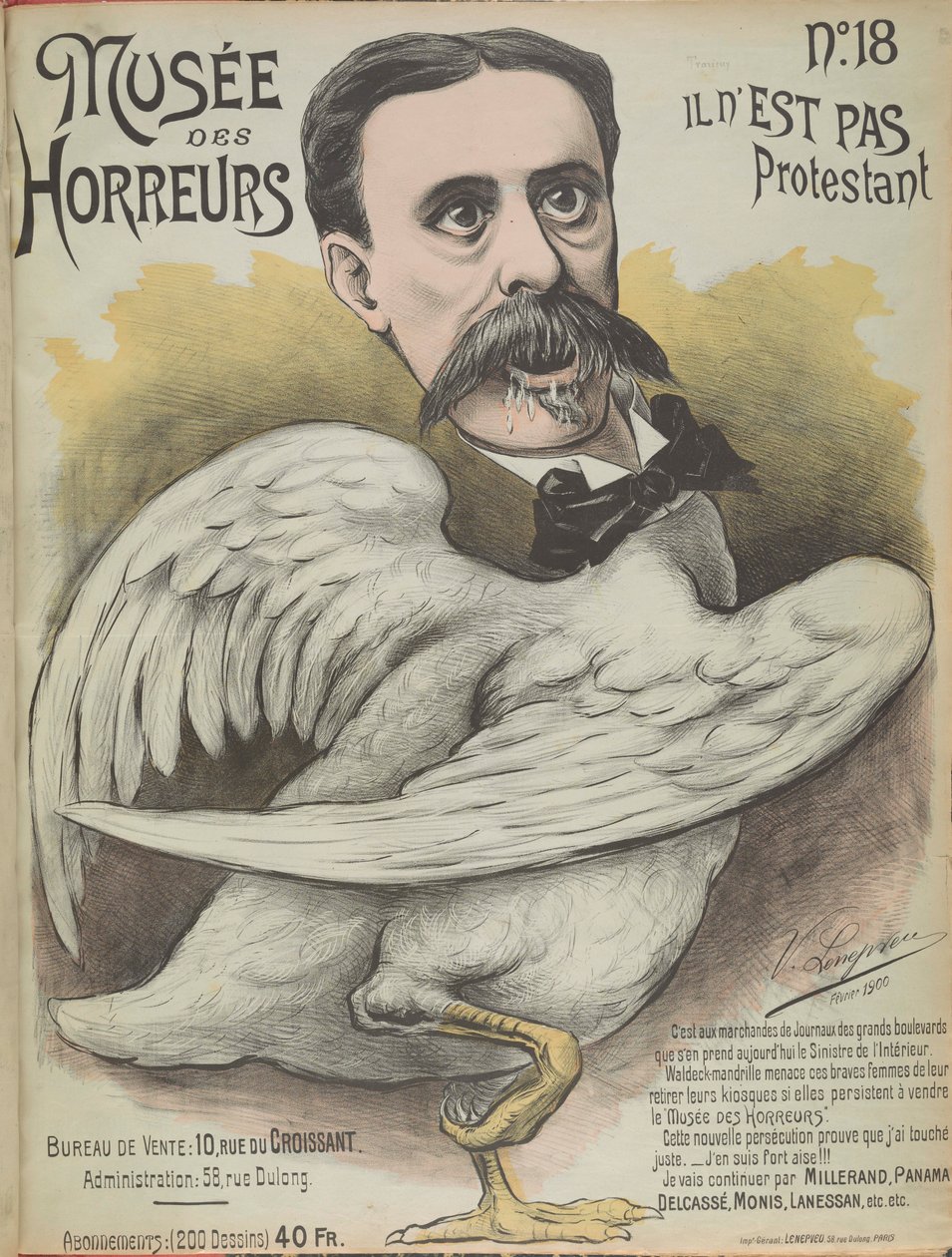 Museum of Horrors Gallery of Horrors: Ludovic Trarieux, 1899. av Victor Lenepveu