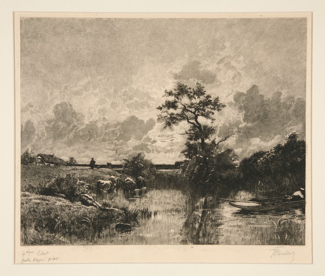 Solnedgång av Victor Louis Focillon