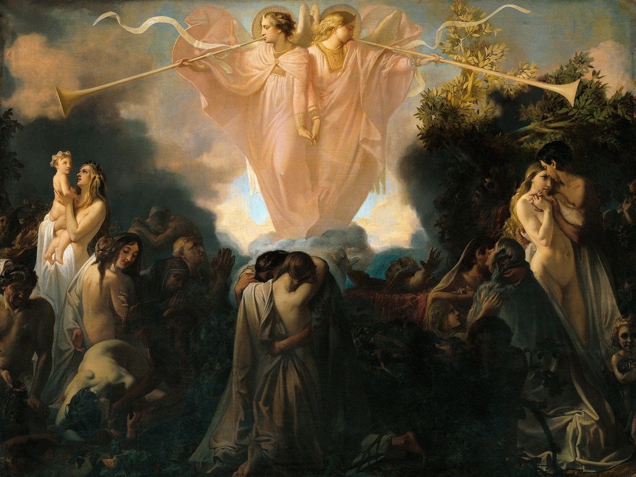 De dödas uppståndelse, 1870. av Victor Louis Mottez