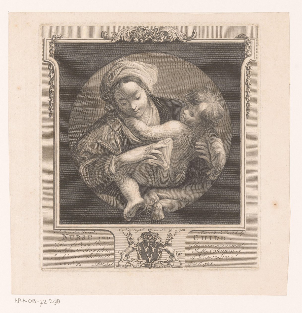 Kvinna med barn Sjuksköterska och barn (titel på objekt) av Victor Marie Picot