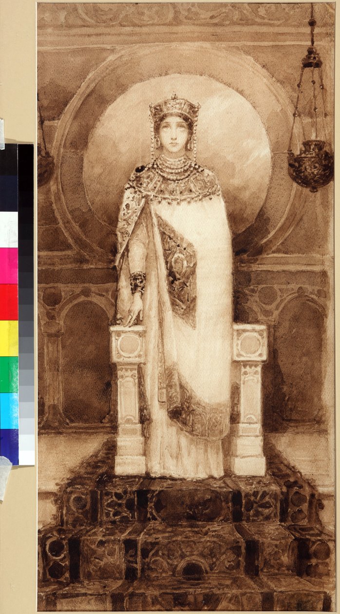 Saint Helena (romersk kejsarinna, mor till Konstantin I) (ca 247/250 - ca 329/330) - Saint Helena av Viktor Mikhaylovich Vasnetsov (1848-1926) av Victor Mikhailovich Vasnetsov