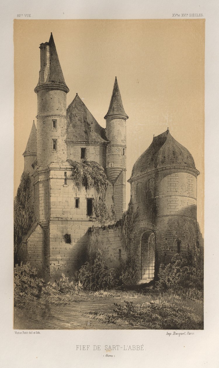 ...pl. 82, Len i Sart-lAbbé Aisne, 1860. av Victor Petit