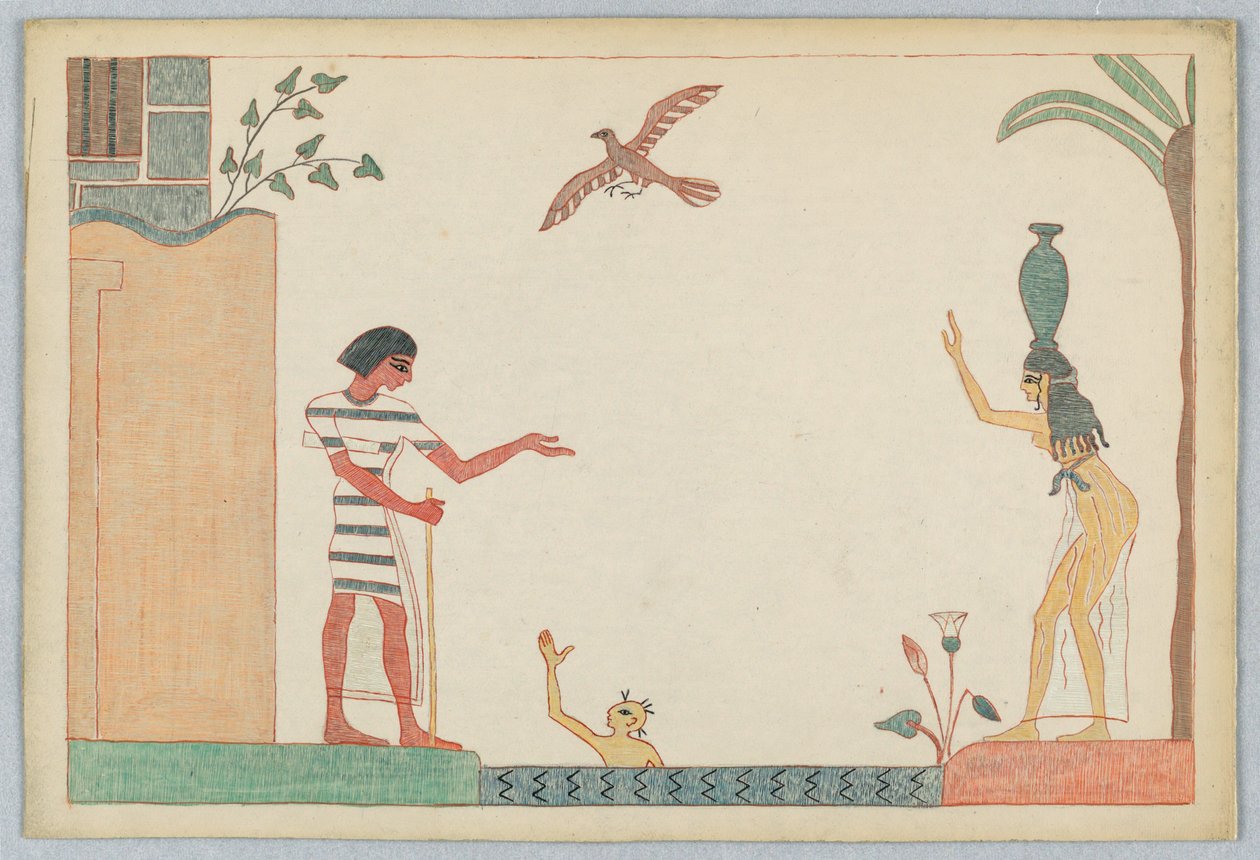 Barnet och skolmästaren, Illustration till Aesops fabler av Victor Wilbour