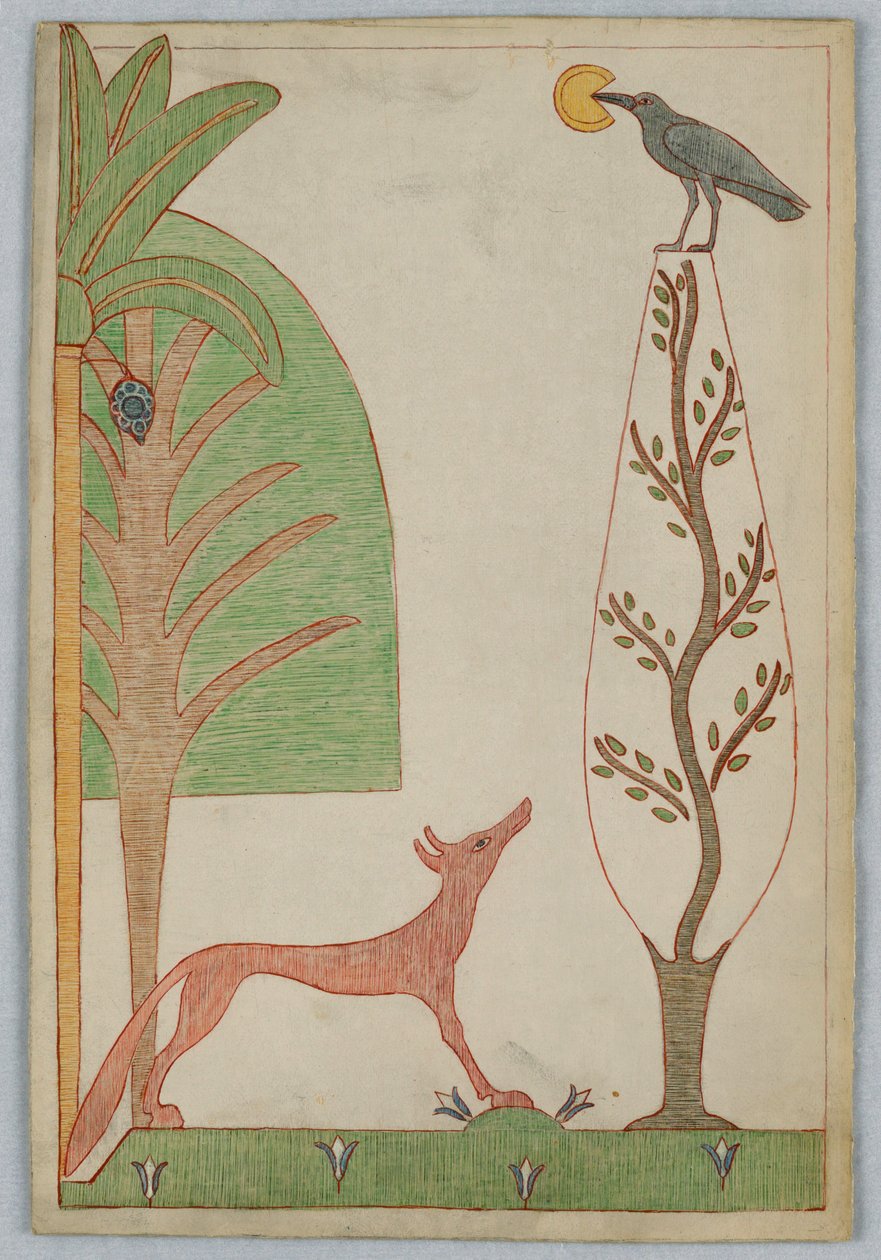Räven och kråkan, Illustration för Aesops fabler av Victor Wilbour